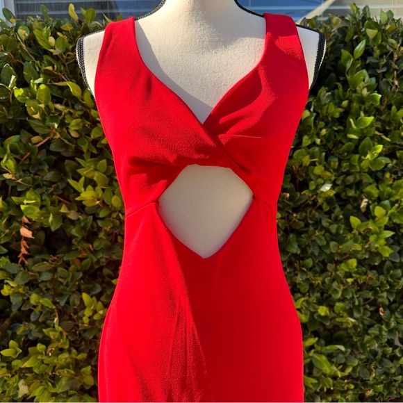 ‘The Fashion Poet’ Red BodyCon Dress ♥️ - Picture 2 of 7